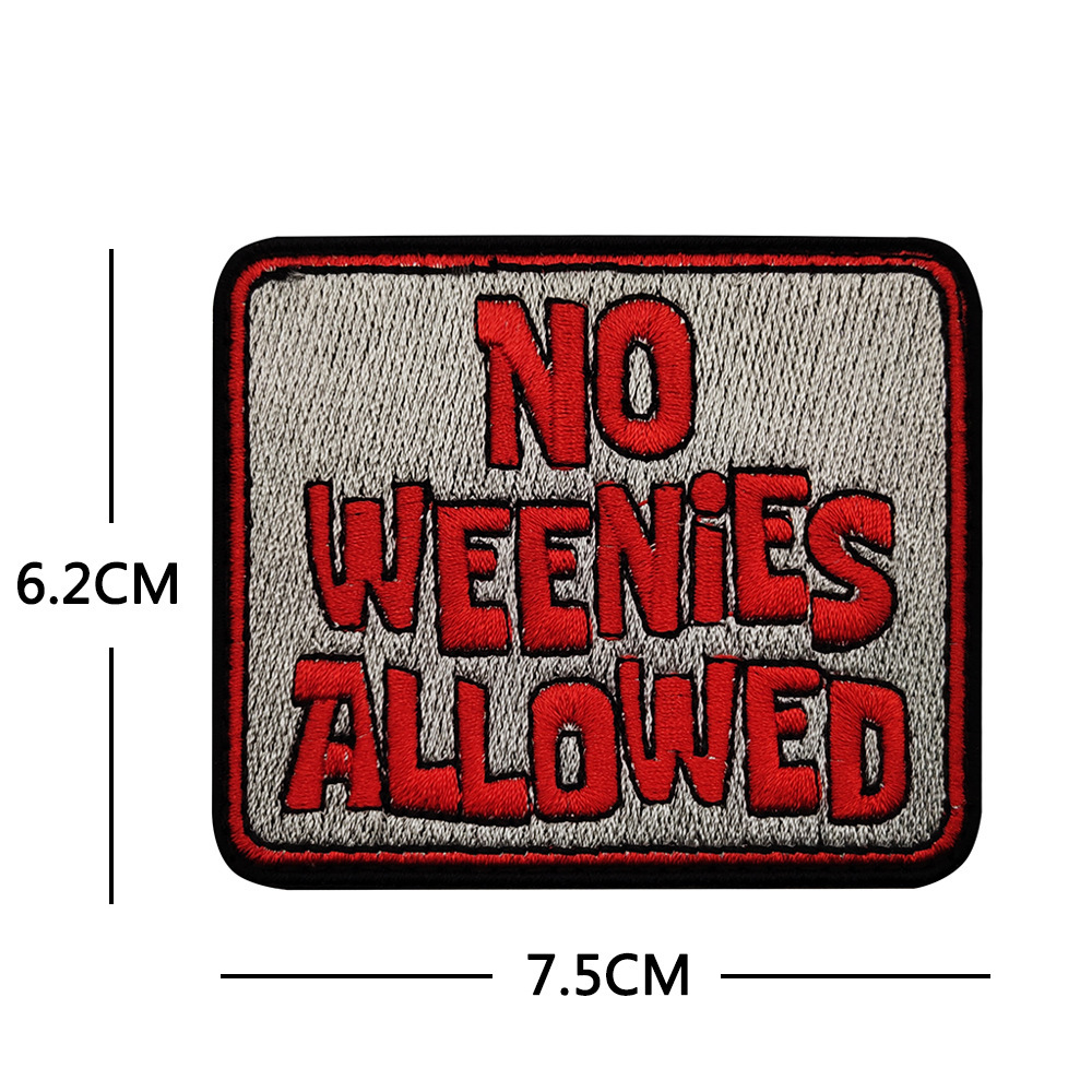 V01583 nessun weenies per vietare l'uso di minnie