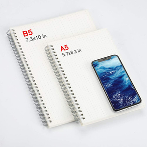 Quaderno a griglia a punti personalizzato quaderno a spirale punteggiato quaderno a4 a5 copertina in pp con prezzo di fabbrica - Product Image 3