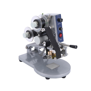 NH Dy8 codifica semiautomatica etichettatura macchina per bottiglie piatte Batch macchine manuali per la codifica della data - Product Image 1