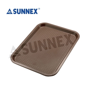 Sunnex耐用PP红色防滑托盘装饰锡金属托盘金属滚动托盘 - Product Image 5