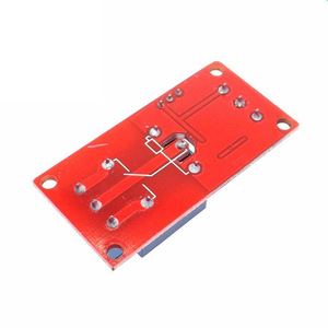 Módulo de relé de 2 canales, 5V, 12V, 24V, tablero rojo, optoacoplador, salida de aislamiento, módulo de relé de disparo de nivel alto y bajo