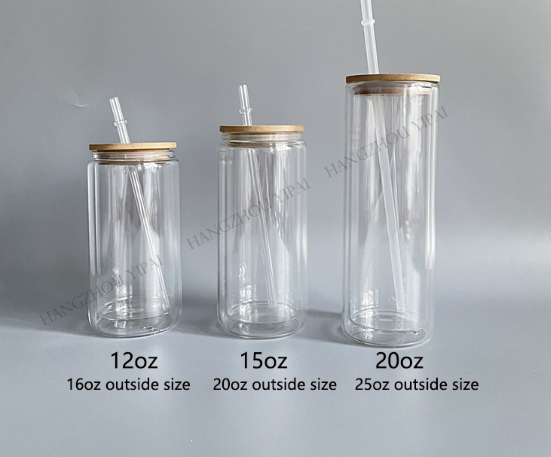 Globe de neige en verre de 15oz