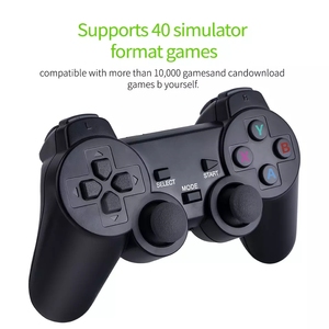 2.4Gビデオゲームコンソール64G内蔵10000ゲームレトロハンドヘルドコンソールワイヤレスコントローラーゲームスティックPS1/GBAキッドギフト用