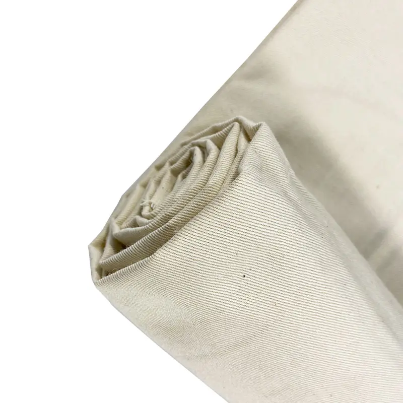 TC Woven Raw Fabric Unbleached 63" T/ C 80/ 20 45*150D 110*74 Popin For Shirt Pocketing Lining Fabric