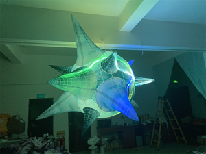天井インフレータブルスターモデルインフレータブルマップスターLEDライト付き - Product Image 5