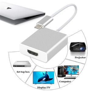 OEM ODM-Cable USB C a HDMI para cine en casa, accesorios y piezas de uso común personalizados, convertidor HDMI macho tipo C a hembra - Product Image 3