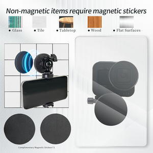 Insta360 X5 uyumlu tüm kamera yatağı tekneler Metal yüzeyler için yüksek kaliteli hafif manyetik aksiyon kameraları ayarlanabilir - Product Image 3
