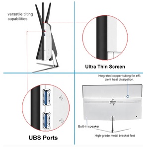 Design Barebone All in One Desktop <strong>Computer</strong> PC 23.8&quot; AIO <strong>I3</strong> <strong>Processor</strong> 4GB RAM 128GB SSD OEM <strong>Computer</strong> Desktop All-in-One PC