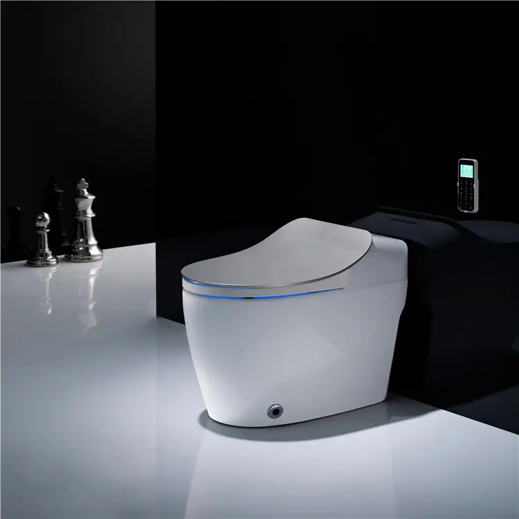 Großhandel hohe Qualität niedrigen Preis automatisches Badezimmer einteilige Bidet Toilette Smart WC intelligente S-Falle 110V Smart Toilette