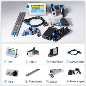 Online Automatic Inkjet Printer Production Date Carton Bottle Conveyor Belt Small <strong>Coding</strong> Machine High Speed Inkjet Printing 220v