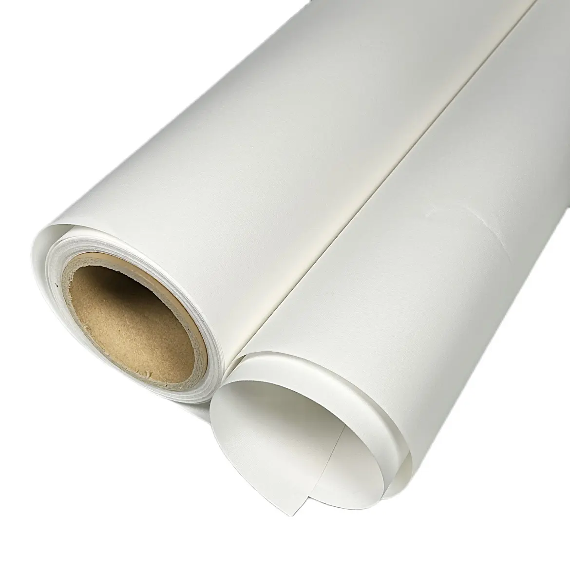 300D*300D Polyester Canvas Rolls Rollup Stand Banner White Blank Rolls White Backing Printing Material Inkjet Print Canvas