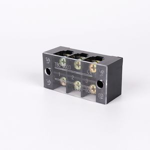 Directo de fábrica 60A Bloque de terminales fijos 3P Tira de terminales de alimentación aislada Conector de terminal de cableado - Product Image 3