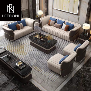 Hiện đại đơn giản Thiết kế nội thất phòng khách màu xanh lá cây 3 chỗ ngồi mô hình sofa - Product Image 1