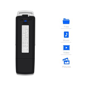 Digital Voice Recorder Manuale Mini Registratore Vocale/90 Ore di Registrazione Capacità di Piccolo Audio Dittafono