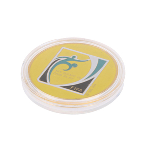 Futbol Flip sikke Anti-pas sert alaşım futbol hakem yargıç Matches paraları maç eğitimi için dava ile yan almak - Product Image 2