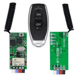 433MHz Mini relè Wireless telecomando ricevitore 100m gamma DC12V 24V codice di apprendimento RF trasmettitore per la domotica - Product Image 4