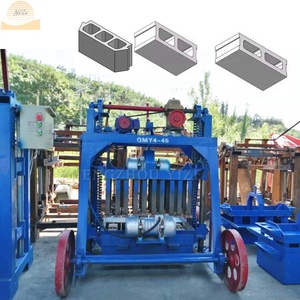 Máquina hidráulica semiautomática para la fabricación de bloques de cemento, máquina móvil para hacer bloques de cemento sólido, precio de la india - Product Image 1