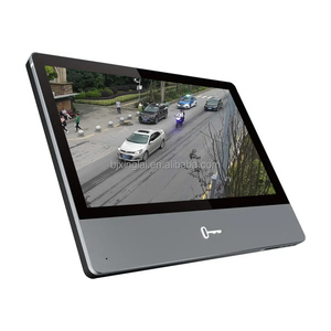 Pantalla táctil de 7 pulgadas, edificio de apartamentos, WIFI, sistema de intercomunicación de vídeo, estación interior de IP de DS-KH8350-WTE1 - Product Image 1
