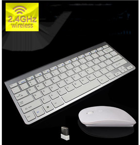 2.4G Wireless <strong>Keyboard</strong> and Mouse Combo Fashion <strong>Simple</strong> Mini Wireless <strong>Keyboard</strong> and Mouse Set for Laptop <strong>Computer</strong> - Product Image 6