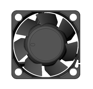 Quạt làm mát DC không chổi than 40x40x20mm 24V 0.12A 4020 OEM/ODM, tốc độ 13000 vòng/phút, bạc đạn dầu, cánh PBT - Product Image 3