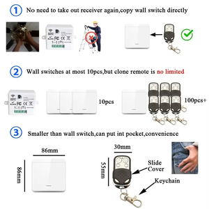 Пульт дистанционного управления для гаражных ворот, 433 МГц - Product Image 6