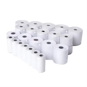 不含BPA的热收据纸卷3-1/8X230英尺收银机蒂尔斯纸65gsm滚动热适合所有印刷需求