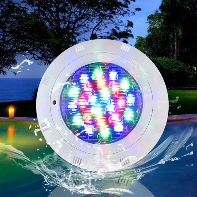 Luces de control remoto RGB para piscina IP68, luz LED impermeable para piscina, luz led subacuática, iluminación para piscina