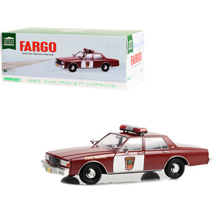 <span class=keywords><strong>1987</strong></span> Chevrolet Caprice DCD Diecast oyuncak bordo iç film 'Fargo' (1996) 'Artisan özellikli