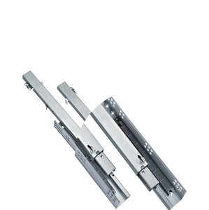 3 Fold <strong>Push</strong> to <strong>Open</strong> Hidden Telescopic <strong>Rails</strong> Soft Close Undermount Concealed Drawer <strong>Slide</strong> - Product Image 3