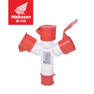 多機能産業用16A/32A 220V 380V 2P/3P + E Yタイプ1013 1023 1024スプリッター工業用プラグから複数のコンセントソケットへ