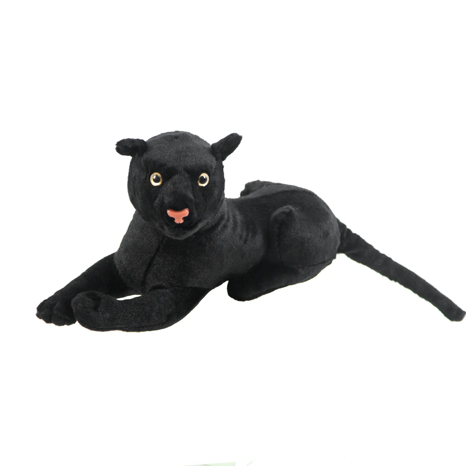 Hot Selling In Ons Custom Size Zwart Dark Gothic Punk Panther Leopard Pluche Kussen Voor Halloween Gift
