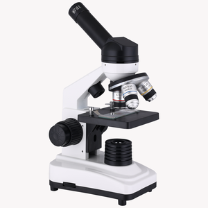 热销定制实验室显微镜双目光源可调式学生用光学生物显微镜 - Product Image 5