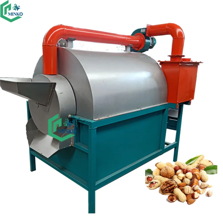 La industria de semillas de aceite de tostador de horno para asar nueces de la máquina