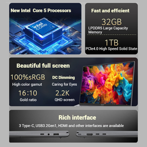 คอมพิวเตอร์พกพา Acer 14นิ้ว Intel Cor7แล็ปท็อปคอมพิวเตอร์2.2K หน้าจอความละเอียดสูง32กรัม DDR5 1TB แล็ปท็อปที่เก็บข้อมูล - Product Image 3