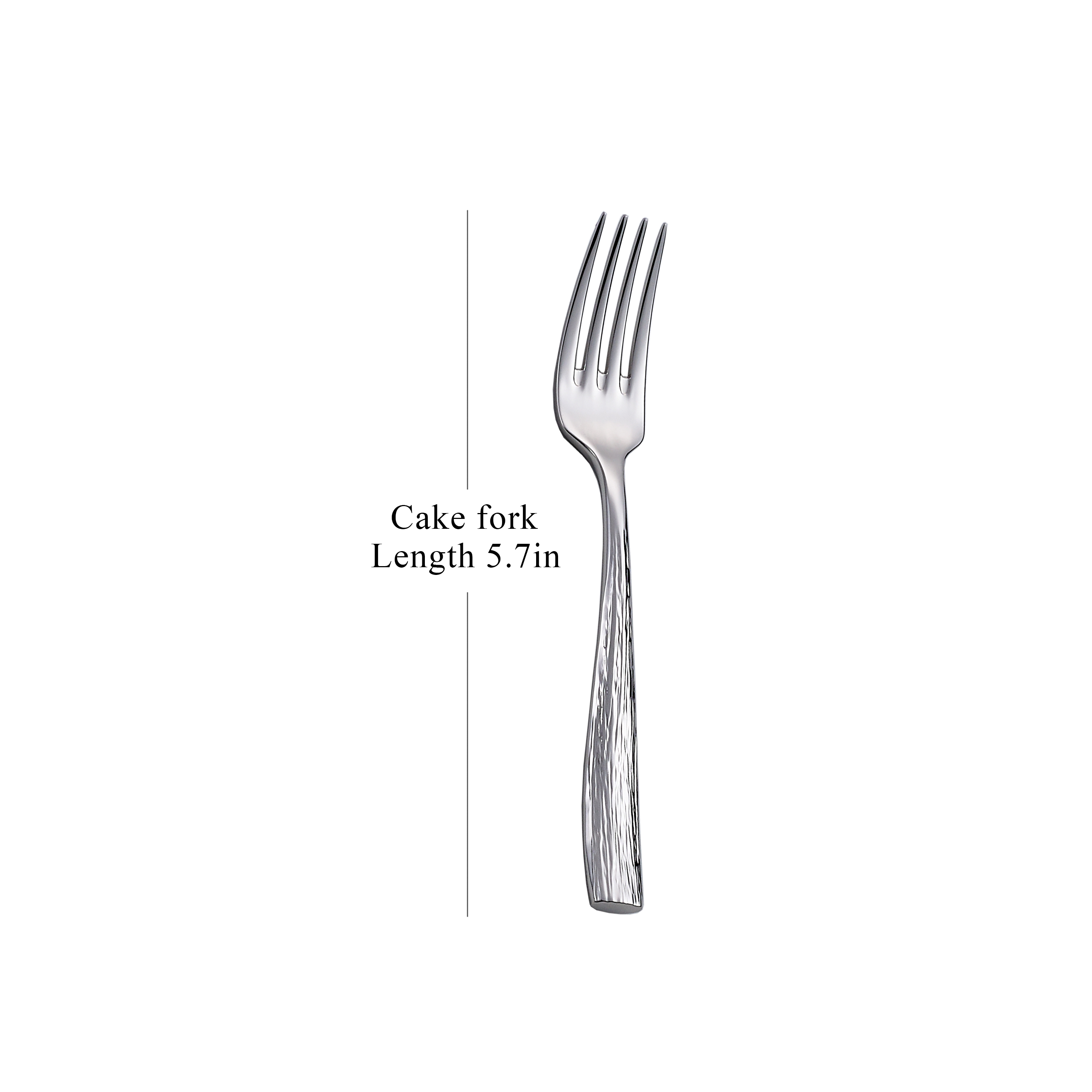 Fourchette à gâteau en argent