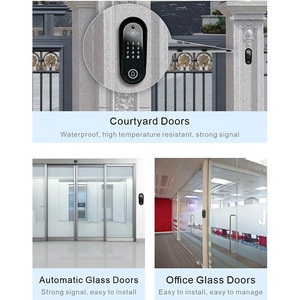 Saikiot Tuya Video Timbre Intercomunicador RFID Oficina Villa Sistema de control de acceso de puerta con WIFI para uso doméstico o de oficina - Product Image 6