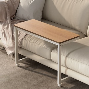 Mesa auxiliar para sofá, mesa de ordenador móvil para sala de estar tipo C, mesa de ordenador de madera maciza bjflamingo - Product Image 6