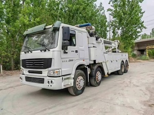 价格优惠重型中国重汽豪沃8x4 25吨二手翻新转子清障车待售