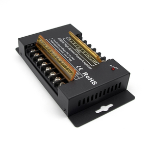 Amplificatore di segnale rgbw dc12-24v guscio di ferro pwm ripetitore e controller di potenza ad alta velocità rgbw a 4 canali per striscia led - Product Image 2