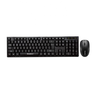 BOSSTON WS100 Wireless 2.4G <strong>Keyboard</strong> and Mouse Set for Business Office and Home Use - Product Image 1