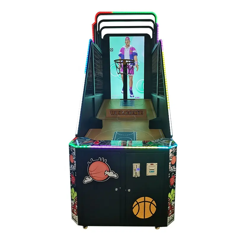 Mesin Bola Basket Pk, Multi Pemain/Permainan Basket/Kualitas Tinggi Mesin Permainan Menembak Basket Dalam Ruangan