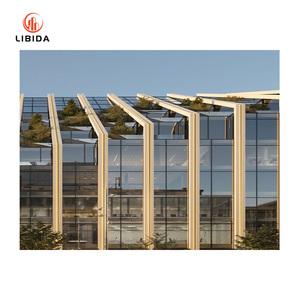 Freiform gebogener Aluminium rahmen Glasfassade für künstlerische Architektur - Product Image 4