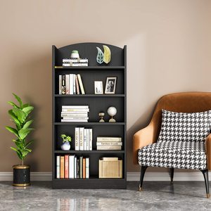 Sıcak satış MDF/parçacık duvar ahşap depolama için kitap rafı İskandinav Modern İşlevli depolama beyaz kitaplık raf kitap - Product Image 5
