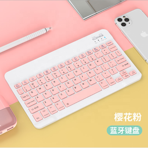 For iPad Tablet Pc Mobile <strong>Phone</strong> Slim Wireless <strong>Bluetooth</strong> <strong>Keyboard</strong> 7 8 9 10 Inch Universal Colorful <strong>Keyboard</strong> - Product Image 3