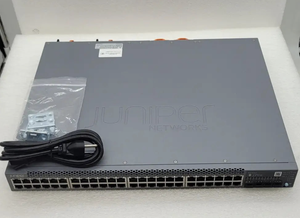 Juniper EX3400-48T verwalteter Ethernet-Switch mit stapelbarem PoE SNMP QoS VLAN 4G Kapazität Neu und Lager