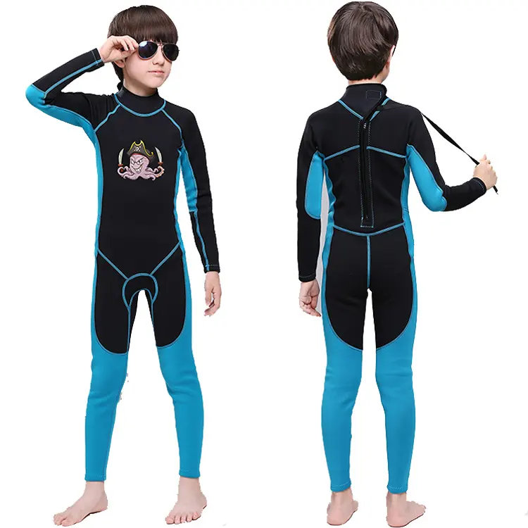 New Original Boy In Wetsuit Open Cell Toddler Suit 2t Boys Cold Water Full Body Wet Suits For Kids
