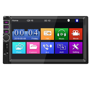 7 pollici 2 Din autoradio TFT Touch Screen supporto BT FM TF AUX Input Video Music lettore MP5 Carplay per Android Auto e Apple - Product Image 1