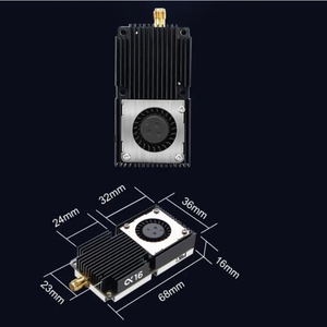 AKK 16W 5.8GHz Ultra geniş bant 96CH FPV VTX Alpha 16 Video verici gönderen İha parçaları 1W 3W 5W 8W itibaren 4.9GHz için 6GHz - Product Image 6