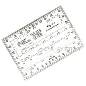 6*4 אינץ מד זוית עם כריך קו הדפסות מד זווית מכויל בשני מעלות ומיל, מטרים וחצרות - Product Image 3