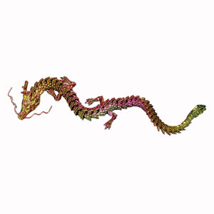 Fabbrica professionale personalizzato Multi colore 3d servizio di stampa Fdm colore gradiente drago 3d giocattoli di stampa